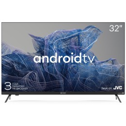 Телевизор KIVI 32" 32H750NB черный HD 60Hz DVB-T2 DVB-C USB WiFi Smart TV