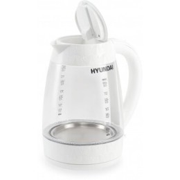 Электрочайник HYUNDAI HYK-G4506 2л. 2200Вт белый (корпус: стекло)