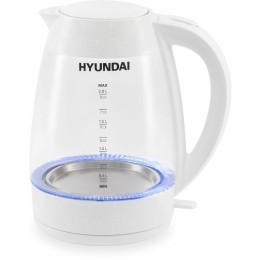 Электрочайник HYUNDAI HYK-G4506 2л. 2200Вт белый (корпус: стекло)