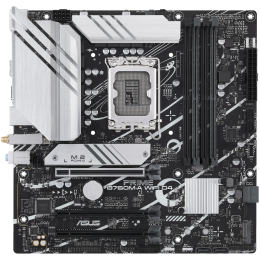Материнская плата Asus PRIME B760M-A WIFI D4 Soc-1700 Intel B760 4xDDR4 mATX AC`97 8ch(7.1) GbLAN RAID+HDMI+DP
