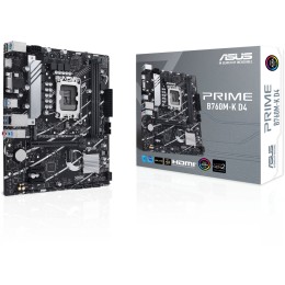 Материнская плата Asus PRIME B760M-K D4 Soc-1700 Intel B760 2xDDR4 mATX AC`97 8ch(7.1) GbLAN RAID+VGA+HDMI
