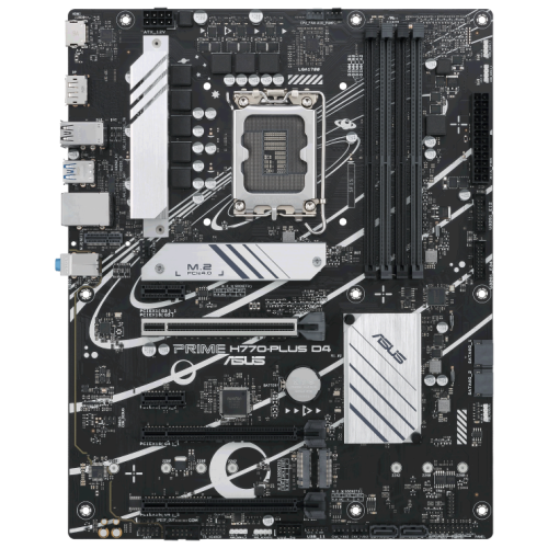 Материнская плата Asus PRIME H770-PLUS D4 Soc-1700 Intel H770 4xDDR4 ATX AC`97 8ch(7.1) 2.5Gg RAID+HDMI+DP