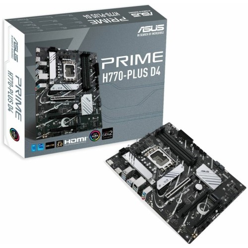 Материнская плата Asus PRIME H770-PLUS D4 Soc-1700 Intel H770 4xDDR4 ATX AC`97 8ch(7.1) 2.5Gg RAID+HDMI+DP