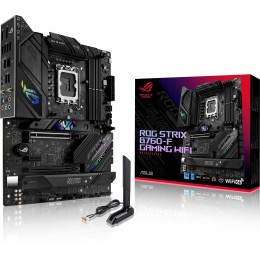 Материнская плата Asus ROG STRIX B760-F GAMING WIFI Soc-1700 Intel B760 4xDDR5 ATX AC`97 8ch(7.1) 2.5Gg RAID+HDMI+DP
