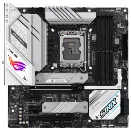 Материнская плата Asus ROG STRIX B760-G GAMING WIFI D4 Soc-1700 Intel B760 4xDDR4 mATX AC`97 8ch(7.1) 2.5Gg RAID+HDMI+DP