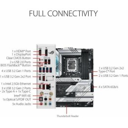 Материнская плата Asus ROG STRIX Z790-A GAMING WIFI D4 Soc-1700 Intel Z790 4xDDR4 ATX AC`97 8ch(7.1) 2.5Gg RAID+HDMI+DP