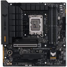 Материнская плата Asus TUF GAMING B760M-PLUS D4 Soc-1700 Intel B760 4xDDR4 mATX AC`97 8ch(7.1) 2.5Gg RAID+HDMI+DP