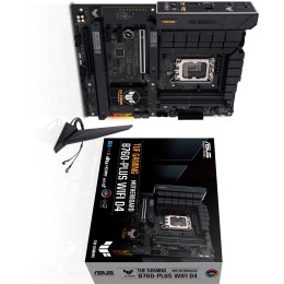 Материнская плата Asus TUF GAMING B760-PLUS WIFI D4 Soc-1700 Intel B760 4xDDR4 ATX AC`97 8ch(7.1) 2.5Gg RAID+HDMI+DP