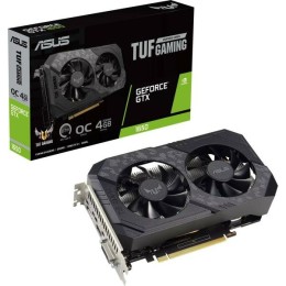 Видеокарта Asus PCI-E TUF-GTX1650-O4GD6-P-V2-GAMING NVIDIA GeForce GTX 1650 4096Mb 128 GDDR6 1635/12000 DVIx1 HDMIx1 DPx1 HDCP Ret