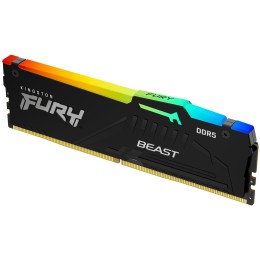 Модуль памяти Kingston 32GB U-DIMM DDR5 , 5600МГц, CL36, FURY Beast Black EXPO RGB