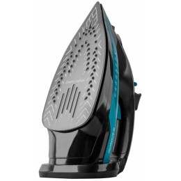 Утюг ENDEVER Delta-227 черный/лазурно-синий, 2400 Вт, подача пара  50 г/мин, 
