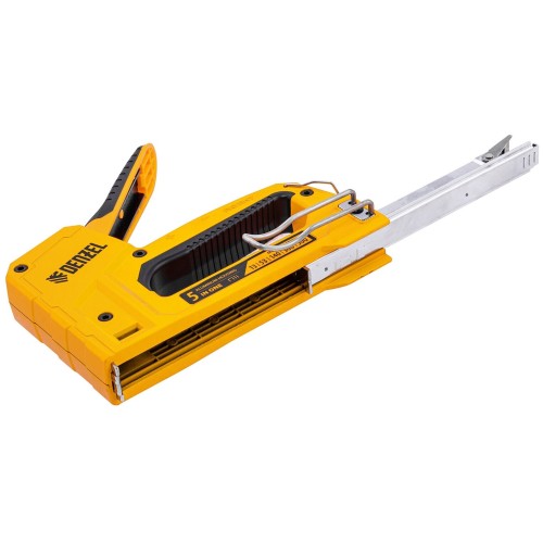 Степлер мебельный, тип 53 и 13, 6-14мм, тип 140, 10-14мм, тип 300, 15мм, тип 500, 15мм// Denzel