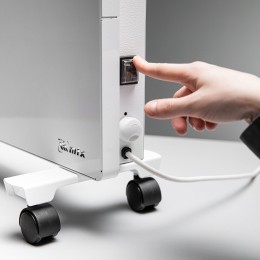 Конвектор MTX КМ-1500.2, 230 В, 1500 Вт, X-образный нагреватель, колеса, термостат 