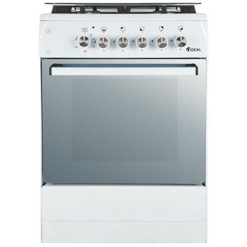 Газовая плита IDEAL L155 ГК чуг.белый