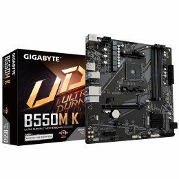 Материнская плата Gigabyte B550M K Soc-AM4 AMD B550 4xDDR4 mATX AC`97 8ch(7.1) GbLAN RAID+HDMI