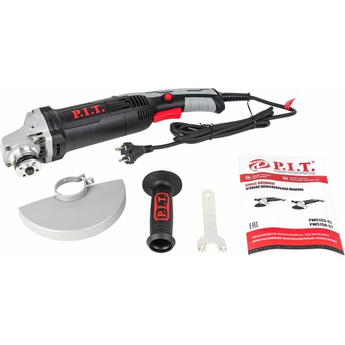 Углошлифовальная машина P.I.T. PWS150-C1 1260Вт 9000об/мин рез.шпин.:M14 d=150мм