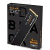 Твердотельный накопитель SSD WD_Black SN850X  4TB, M.2 2280, NVMe, PCIe 4.0x4