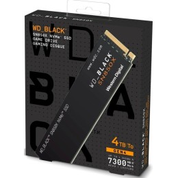 Твердотельный накопитель SSD WD_Black SN850X  4TB, M.2 2280, NVMe, PCIe 4.0x4