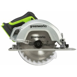 Циркулярная пила аккумуляторная  GreenWorks G24MCS 24В, бесщеточная, без АКБ и ЗУ (1501207)