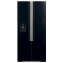 Холодильник HITACHI R-W660PUC7 GBK 2-хкамерн. черное стекло (двухкамерный)
