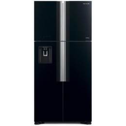 Холодильник HITACHI R-W660PUC7X GBK 2-хкамерн. черное стекло (двухкамерный)