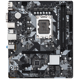 Материнская плата ASROCK B760M-HDV/M.2 D4, LGA1700, B760, 4*DDR4, HDMI+DP+D-Sub, 4xSATA3 6.0 (RAID), M.2 Socket, 4xUSB 3.2, 1xUSB2.0, Type-C, mATX; 90-MXBL40-A0UAYZ
