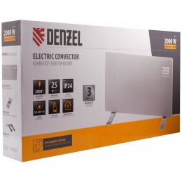 Конвектор OPTIPRIME-2000, Wi-Fi, тачскрин, цифровой термостат, 2000 Вт// Denzel