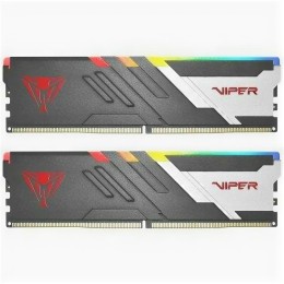 Память DDR5 2x32Gb 5200MHz Patriot PVVR564G520C40K Viper Venom RGB RTL Gaming PC5-41600 CL40 DIMM 288-pin 1.35В с радиатором Ret