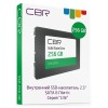 Твердотельный накопитель CBR SSD-240GB-2.5-LT22, Внутренний SSD-накопитель, серия "Lite", 240 GB, 2.5", SATA III 6 Gbit/s, SM2259XT, 3D TLC NAND, R/W speed up to 550/520 MB/s, TBW (TB) 120