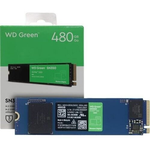 Твердотельный накопитель CBR SSD-480GB-2.5-LT22, Внутренний SSD-накопитель, серия "Lite", 480 GB, 2.5", SATA III 6 Gbit/s, SM2259XT, 3D TLC NAND, R/W speed up to 550/520 MB/s, TBW (TB) 240
