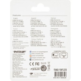 Твердотельный накопитель CBR SSD-512GB-M.2-LT22, Внутренний SSD-накопитель, серия "Lite", 512 GB, M.2 2280, PCIe 3.0 x4, NVMe 1.3, SM2263XT, 3D TLC NAND, R/W speed up to 2100/1600 MB/s, TBW (TB) 256