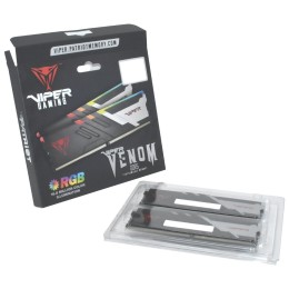 Память DDR5 2x32Gb 5600MHz Patriot PVVR564G560C40K Viper Venom RGB RTL Gaming PC5-44800 CL40 DIMM 288-pin 1.35В kit с радиатором Ret