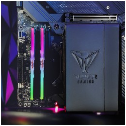 Память DDR5 2x32Gb 5600MHz Patriot PVVR564G560C40K Viper Venom RGB RTL Gaming PC5-44800 CL40 DIMM 288-pin 1.35В kit с радиатором Ret