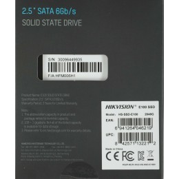 Накопитель SSD Hikvision SATA III 2Tb HS-SSD-E100/2048G 2.5"