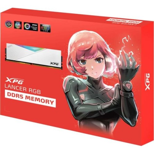 Модуль памяти ADATA DIMM 16GB DDR5-6400 AX5U6400C3216G-DCLARWH