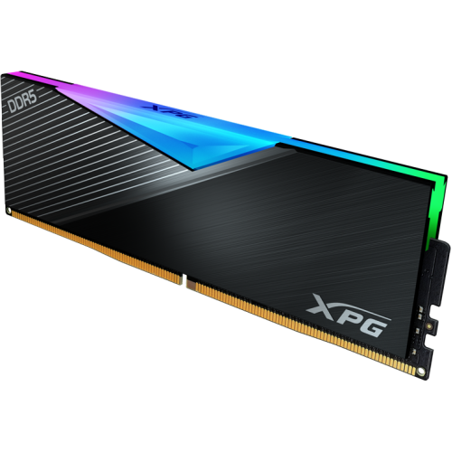 Модуль памяти ADATA DDR5 Общий объём памяти 32Гб Module capacity 16Гб Количество 2 7200 МГц Радиатор Множитель частоты шины 34 1.45 В RGB черный AX5U7200C3416G-DCLARBK