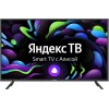 Телевизор DIGMA 43" DM-LED43UBB31 Яндекс.ТВ черный 4K Ultra HD 60Hz DVB-T DVB-T2 DVB-C DVB-S DVB