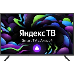 Телевизор DIGMA 43" DM-LED43UBB31 Яндекс.ТВ черный 4K Ultra HD 60Hz DVB-T DVB-T2 DVB-C DVB-S DVB
