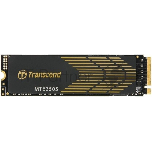 Твердотельный накопитель Transcend SSD MTE250S, 1000GB, M.2(22x80mm), NVMe 1.4, PCIe 4.0 x4, 3D NAND, R/W 7200/6200MB/s, IOPs 530 000/420 000, TBW 780, DWPD 0.43, with Graphene Heatsink (5 лет)