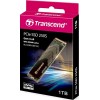 Твердотельный накопитель Transcend SSD MTE250S, 1000GB, M.2(22x80mm), NVMe 1.4, PCIe 4.0 x4, 3D NAND, R/W 7200/6200MB/s, IOPs 530 000/420 000, TBW 780, DWPD 0.43, with Graphene Heatsink (5 лет)