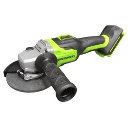 Угловая шлифовальная машина аккумуляторная GreenWorks GD24AGk4, 24V, бесщеточная, c 1хАКБ 4 Ач и ЗУ в сумке (3200207UB)