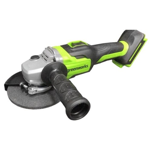 Угловая шлифовальная машина аккумуляторная GreenWorks GD24AGk4, 24V, бесщеточная, c 1хАКБ 4 Ач и ЗУ в сумке (3200207UB)