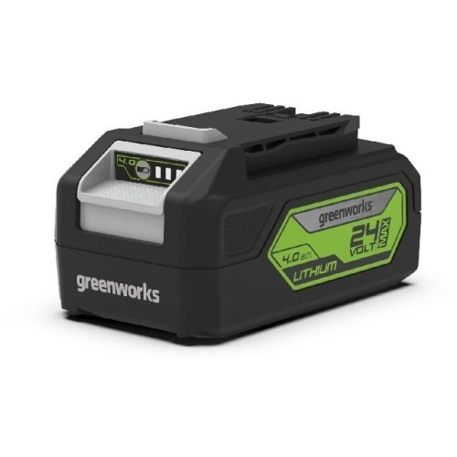 Угловая шлифовальная машина аккумуляторная GreenWorks GD24AGk4, 24V, бесщеточная, c 1хАКБ 4 Ач и ЗУ в сумке (3200207UB)