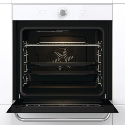 Электрическая духовка Gorenje BOS67371SYW 60 см, 77 л, Коллекция: Simplicity, Очистка паром AquaClean, 12 режимов, белый цвет