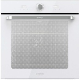 Электрическая духовка Gorenje BOS67371SYW 60 см, 77 л, Коллекция: Simplicity, Очистка паром AquaClean, 12 режимов, белый цвет