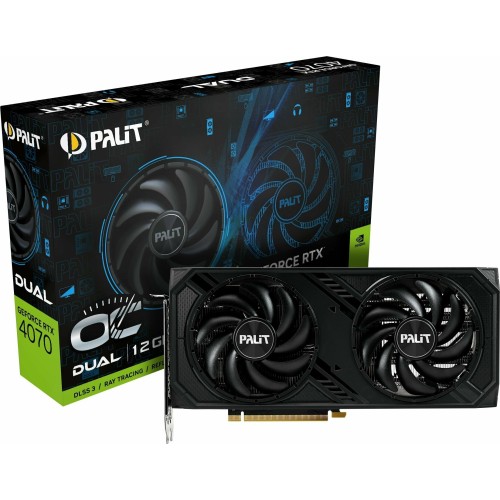 Видеокарта Palit PA-RTX4070 DUAL 12GB  PCIE16 RTX4070 12GB