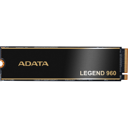 Твердотельный накопитель ADATA SSD LEGEND 960 MAX, 4000GB, M.2(22x80mm), NVMe 1.4, PCIe 4.0 x4, 3D NAND, R/W 7400/6800MB/s, IOPs 700 000/550 000, TBW 3120, DWPD 0.43, with BIG Heat Spreader (5 лет)