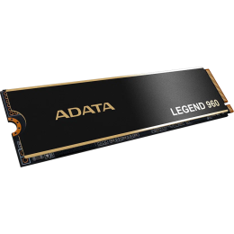 Твердотельный накопитель ADATA SSD LEGEND 960 MAX, 4000GB, M.2(22x80mm), NVMe 1.4, PCIe 4.0 x4, 3D NAND, R/W 7400/6800MB/s, IOPs 700 000/550 000, TBW 3120, DWPD 0.43, with BIG Heat Spreader (5 лет)