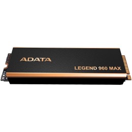 Твердотельный накопитель ADATA SSD LEGEND 960 MAX, 4000GB, M.2(22x80mm), NVMe 1.4, PCIe 4.0 x4, 3D NAND, R/W 7400/6800MB/s, IOPs 700 000/550 000, TBW 3120, DWPD 0.43, with BIG Heat Spreader (5 лет)