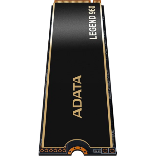 Твердотельный накопитель ADATA SSD LEGEND 960 MAX, 4000GB, M.2(22x80mm), NVMe 1.4, PCIe 4.0 x4, 3D NAND, R/W 7400/6800MB/s, IOPs 700 000/550 000, TBW 3120, DWPD 0.43, with BIG Heat Spreader (5 лет)
